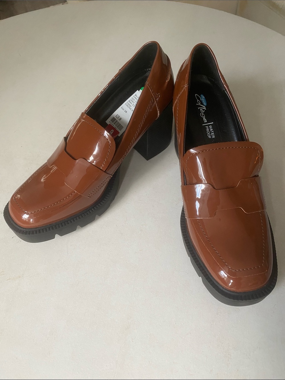 Aqua College Heeled Loafers